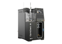 PAC OptiDist 2 instrument for atmospheric distillation on a white background